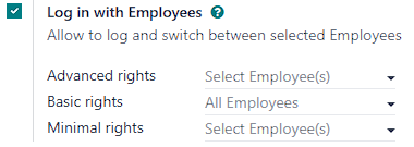 设置在 POS 系统中启用多个收银员