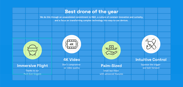 Airproof 构建块网格布局。