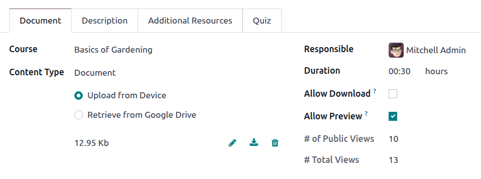 提供有关内容的信息。