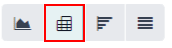 CRM 应用中透视表视图图标的特写。