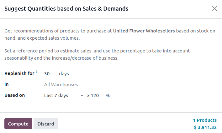 计算示例 2 的建议。