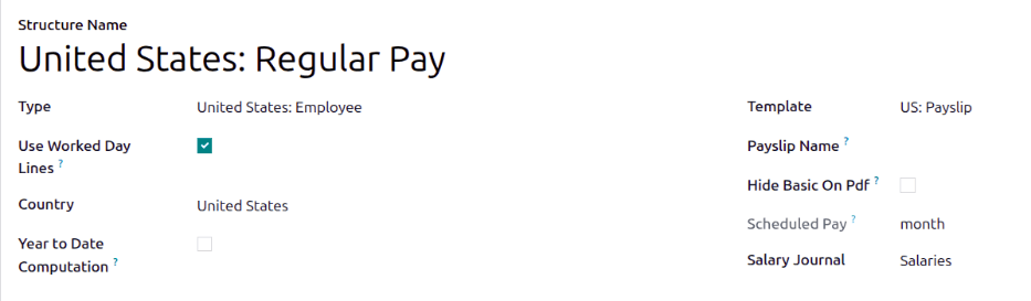 美国薪资规则的上半部分。